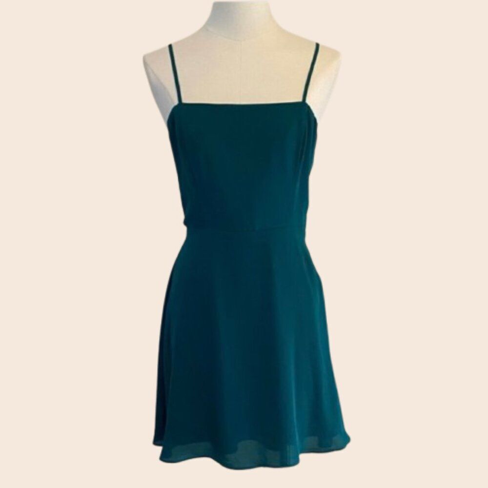 Socialite Forest Green Mini Dress Size Small